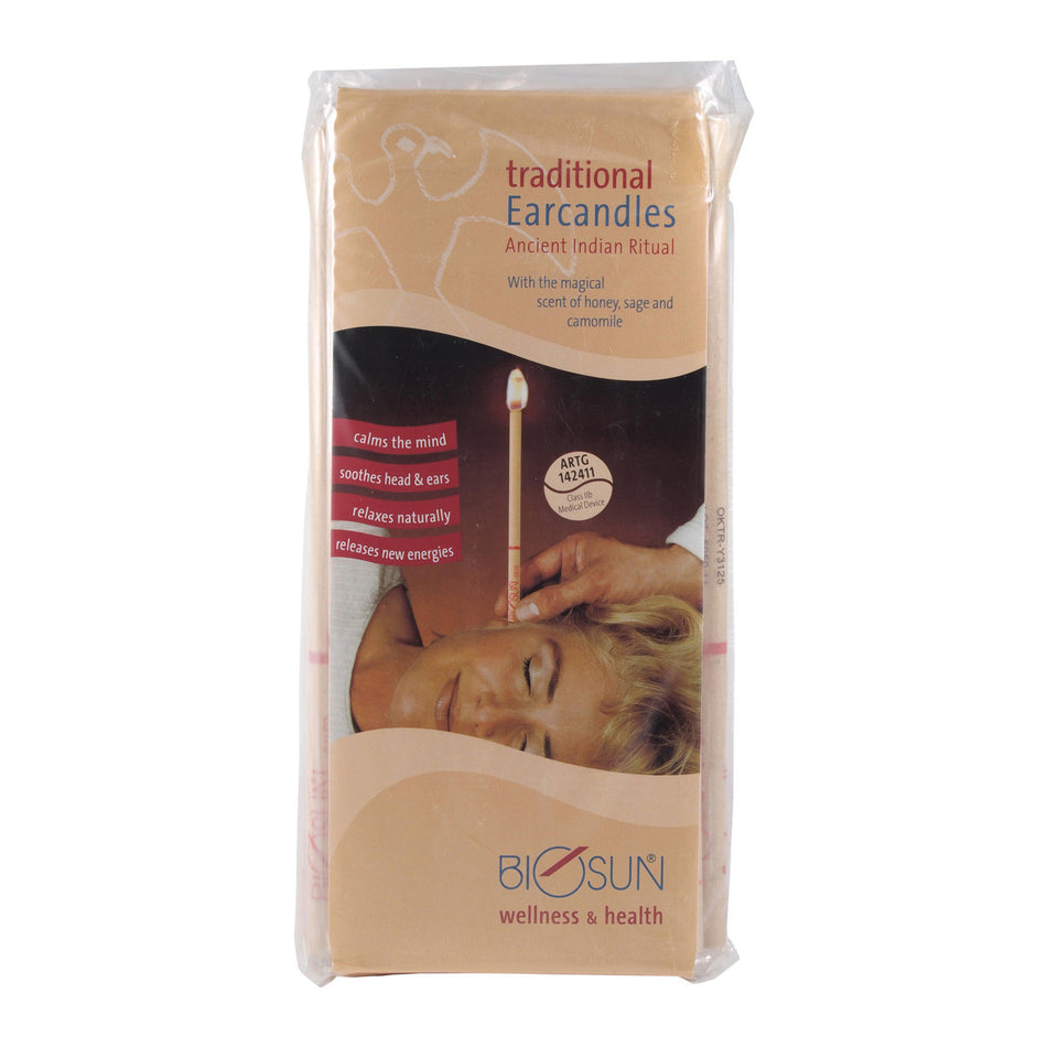 Biosun Ear Candles Traditional Wellbeing Ritual 1 Pair x 25 Bundle Pack