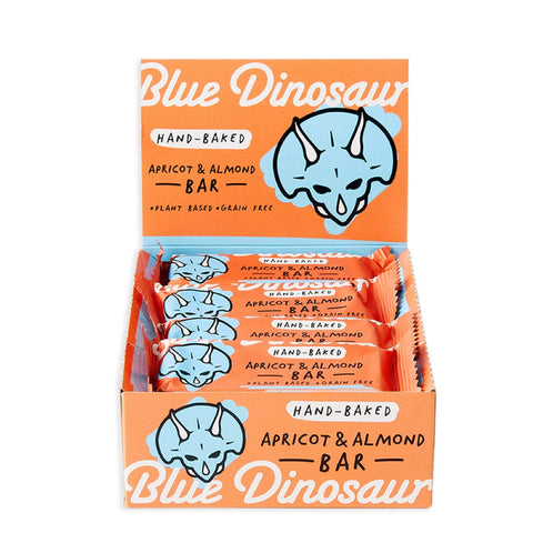 BLUE DINOSAUR Hand-Baked Bar Apricot Almond 45g 12PK
