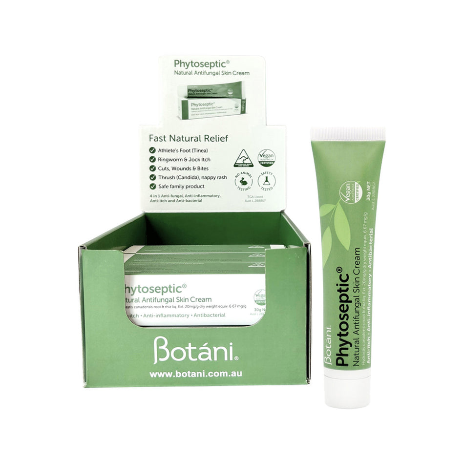 Botani Phytoseptic Natural Anti-Fungal Skin Cream 30g(Pack of 10)