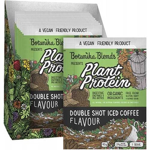 BOTANIKA BLENDS Plant Protein Double Shot Iced Coffee 40g 12PK