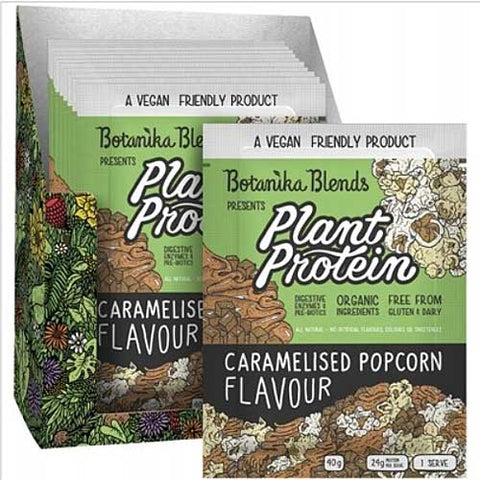 BOTANIKA BLENDS Plant Protein Caramelised Popcorn 40g 12PK