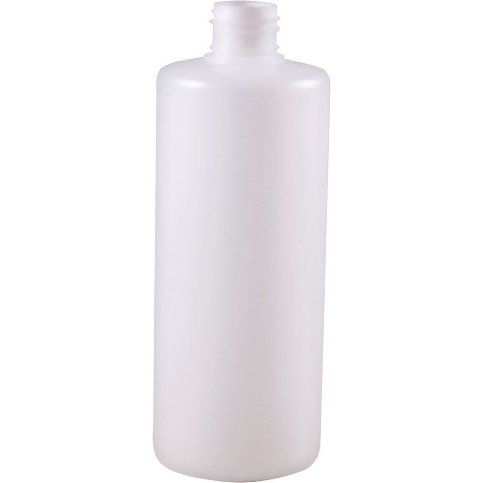 Bottle Plastic (white opaque) 500ml (28mm neck diameter) (single) (No lid or cap included)