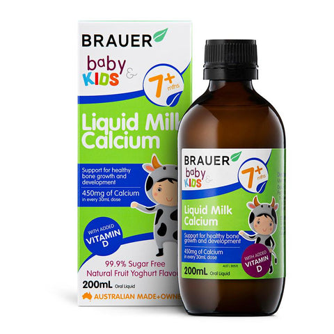 Brauer Baby & Kids Liquid Milk Calcium 200ml