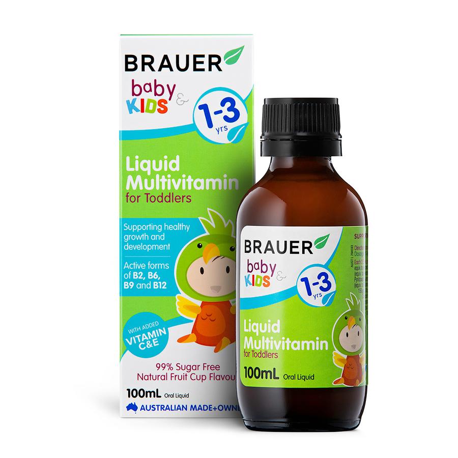 Brauer Baby & Kids Liquid Multivitamin for Toddlers 100ml