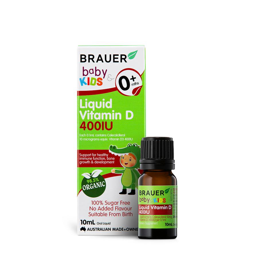 Brauer Baby & Kids Liquid Vitamin D 400iu 10ml