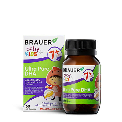 Brauer Baby & Kids Ultra Pure DHA 60Caps