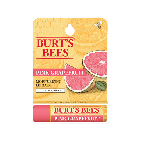 Burt's Bees Moisturising Lip Balm Pink Grapefruit 4.25g