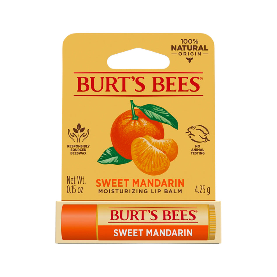 Burt's Bees Moisturising Lip Balm Sweet Mandarin 4.25g