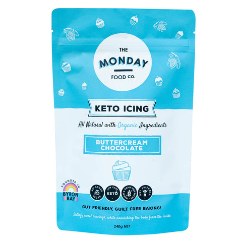 THE MONDAY FOOD CO Keto Icing Chocolate Buttercream 240g
