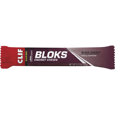 CLIF Bloks Energy Chews Black Cherry (50mg Caffeine) 60g 18PK