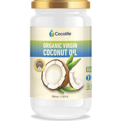 Cocolife Organic Virgin Coconut Oil 350ml (Pack of 6)