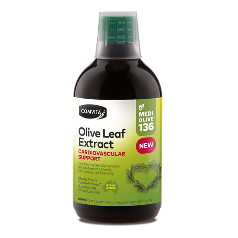 Comvita Olive Leaf Extract Extra Strength Cardiovascular Support 500ml