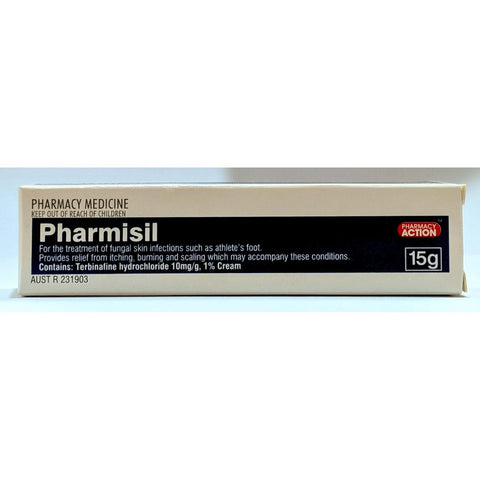 Pharmacy Action Pharmisil Anti Fungal Cream 15g (Generic of Lamisil)