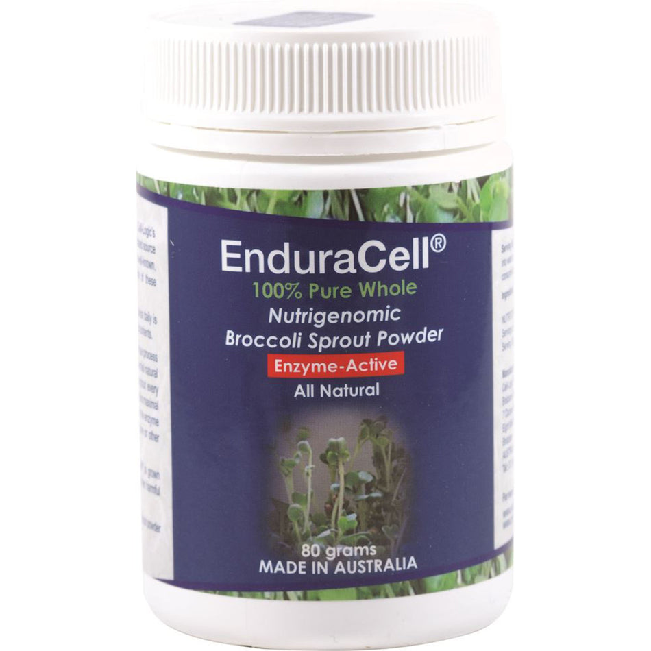 CELL-LOGIC ENDURACELL 100% WHOLE BROCCOLI SPROUT POWDER 80G