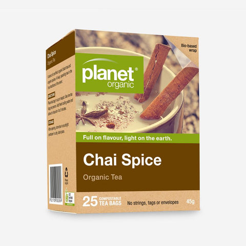 PLANET ORGANIC Herbal Tea Bags Chai Spice 25