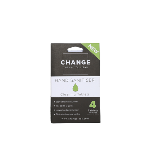 CHANGE Cleaning Tablets Hand Sanitiser 4 Tabs