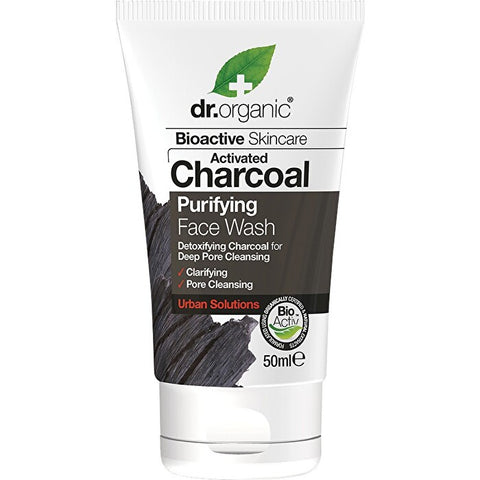 DR ORGANIC Face Wash (Mini) Activated Charcoal 50ml