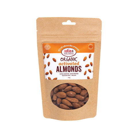 2DIE4 LIVE FOODS Organic Activated Almonds 120g