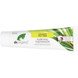 DR ORGANIC Toothpaste (Purifying) Organic Tea Tree 100ml
