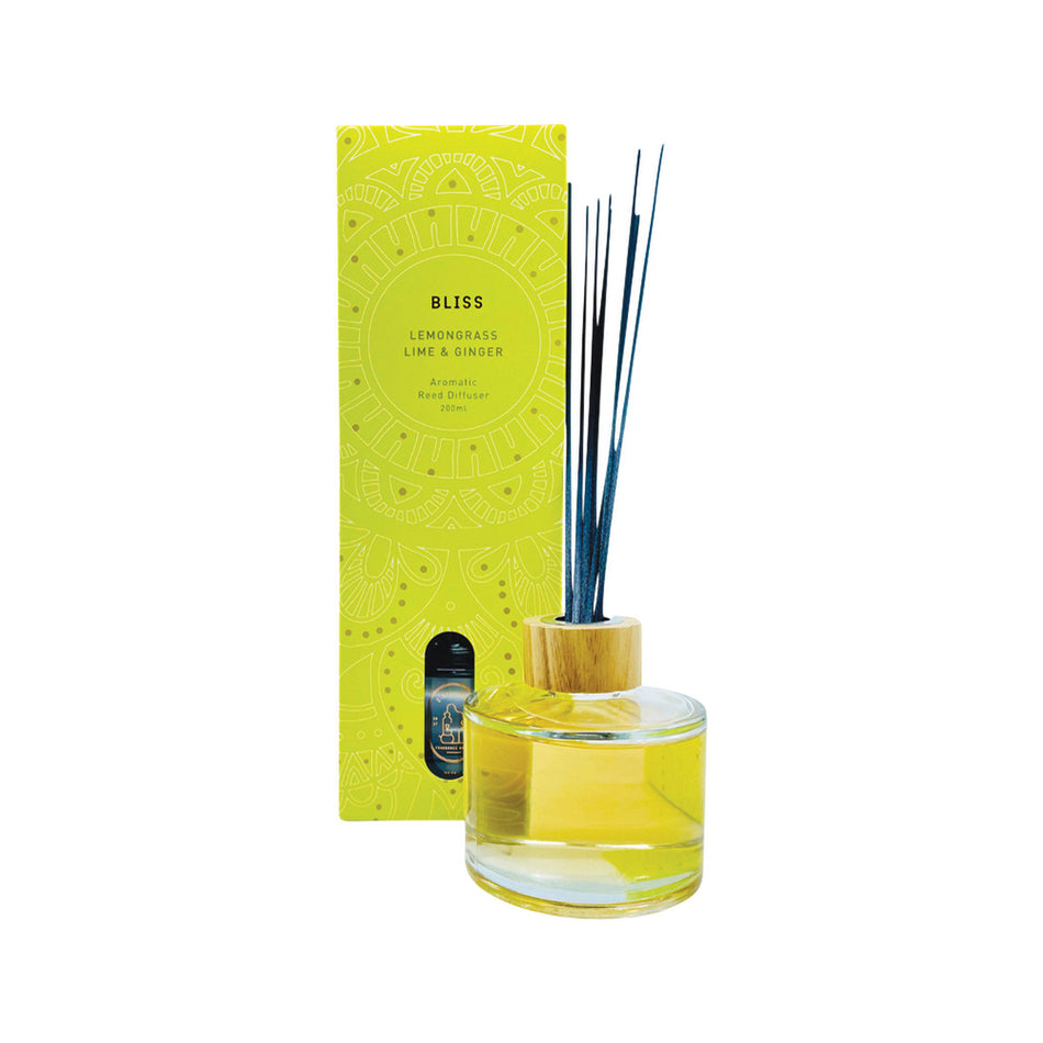 Distillery Fragrance House Reed Diffuser Bliss (Lemongrass Lime & Ginger) 200ml