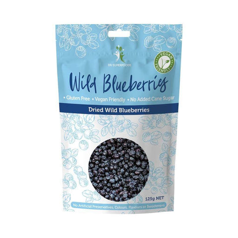 DR SUPERFOODS Dried Wild Blueberries 125g
