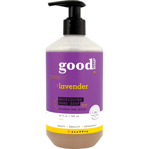 ALAFFIA Good Soap Hand Soap Lavender 355ml