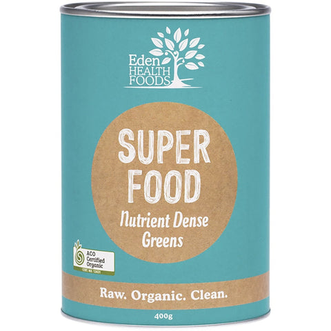 EDEN HEALTHFOODS Superfood Certified Organic Greens Powder 400g