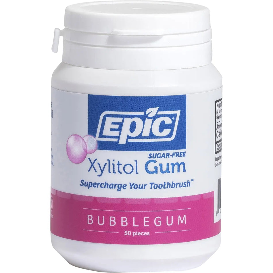 EPIC Xylitol Chewing Gum Bubblegum 50pcs