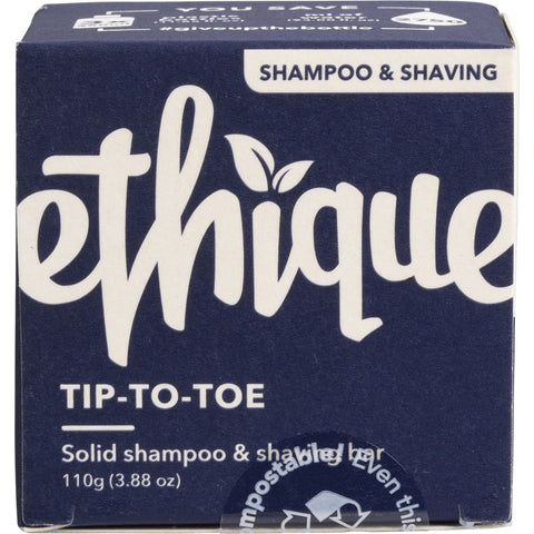 ETHIQUE Solid Shampoo & Shaving Bar Tip-to-Toe 110g