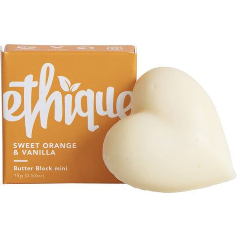 ETHIQUE Body Butter Block (Mini) Sweet Orange & Vanilla 15g 20PK