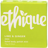 ETHIQUE Solid Body Polish (Mini) Lime & Ginger 15g 20PK