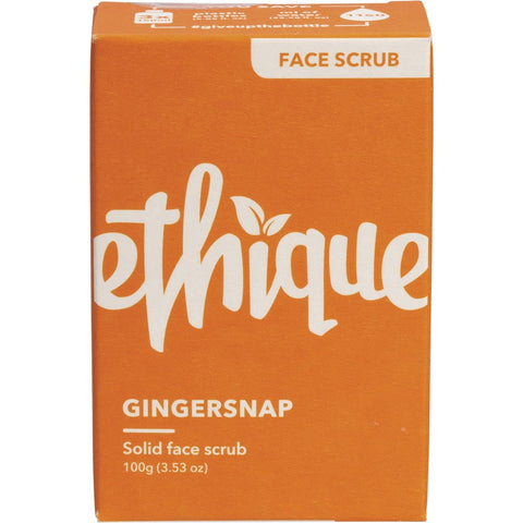 ETHIQUE Solid Face Scrub Bar Gingersnap 100g