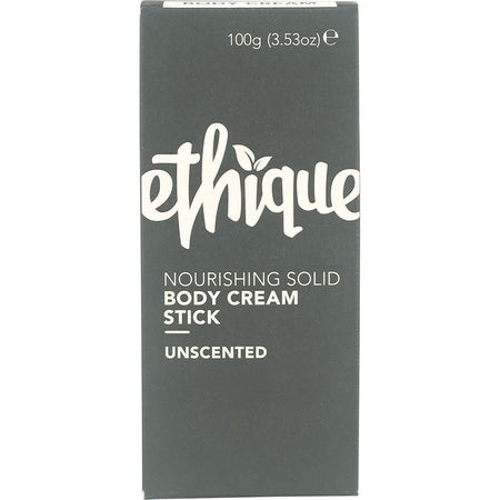 ETHIQUE Solid Body Cream Stick Unscented 100g