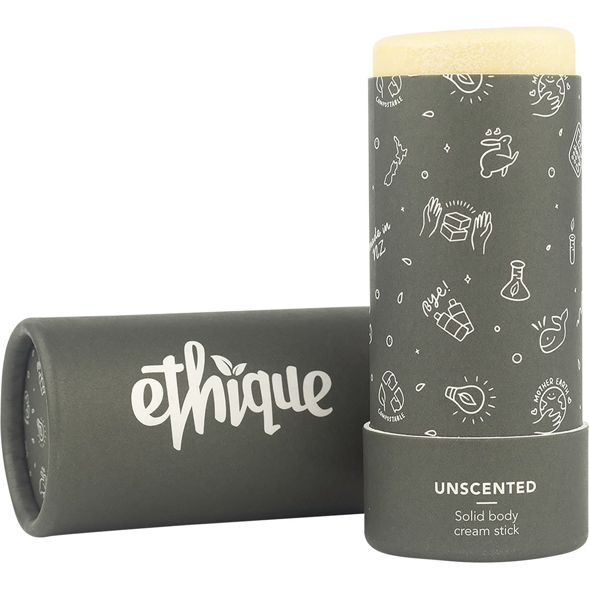 ETHIQUE Solid Body Cream Stick Unscented 100g