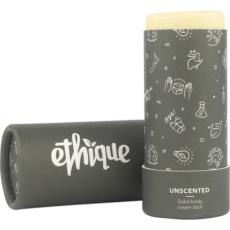 ETHIQUE Solid Body Cream Stick Unscented 100g