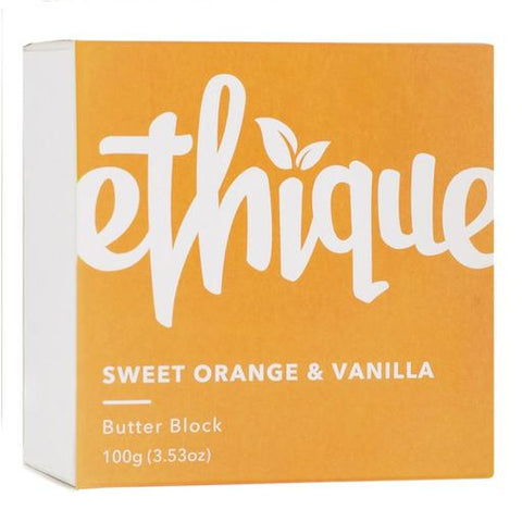 ETHIQUE Body Butter Block Sweet Orange & Vanilla 100g