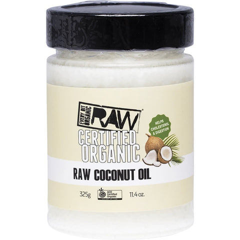 EVERY BIT ORGANIC RAW Coconut Oil Certified Organic 325g
