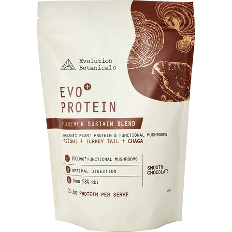EVOLUTION BOTANICALS EVO Protein Forever Sustain Blend Smooth Chocolate 450g