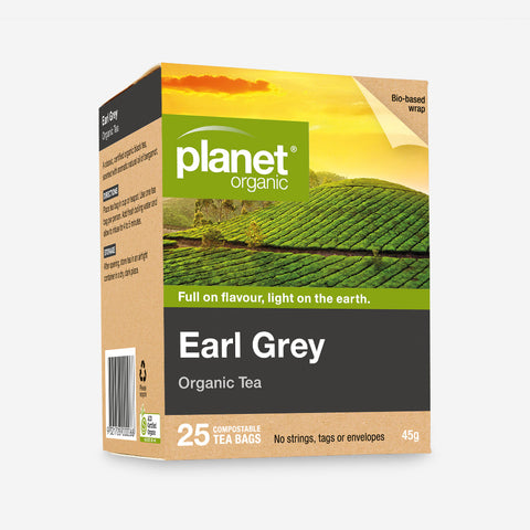 PLANET ORGANIC Herbal Tea Bags Earl Grey 25