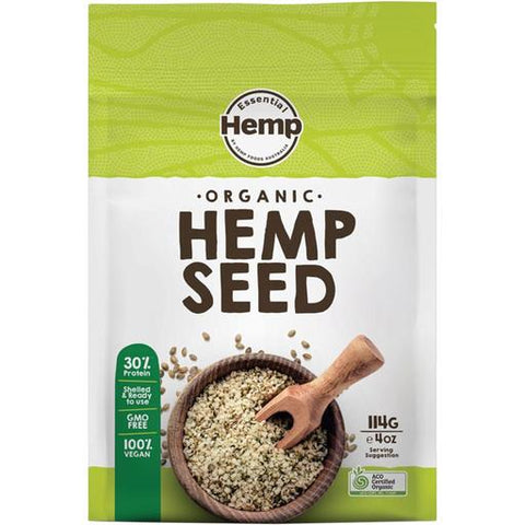ESSENTIAL HEMP Organic Hemp Seeds Hulled 114g