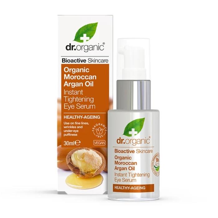 DR ORGANIC Eye Serum Instant Tightening Organic Moroccan Argan Oil 30ml