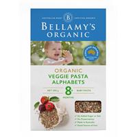 Bellamy's Organic Vegie Pasta Alphabets 200g