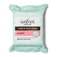 WOTNOT Natural Face Wipes Deep Cleansing 25