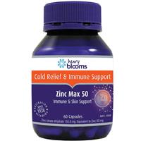 Henry Blooms Zinc Max 50mg (elemnental) 60 Capsules