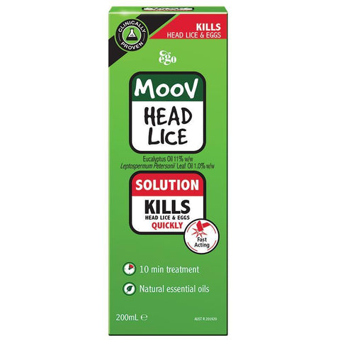 Ego Moov Head Lice Solution 200ml - Lice/Nits