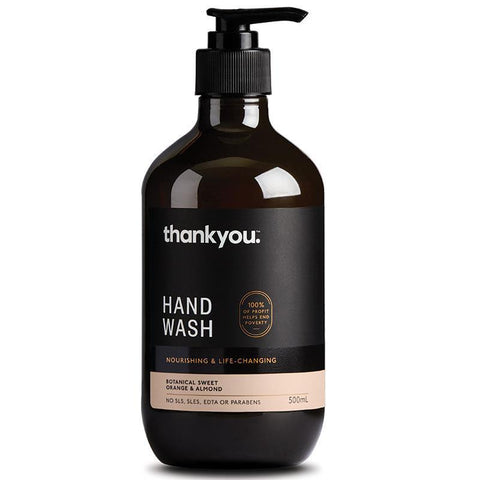 Thankyou Botanical Hand Wash Sweet Orange & Almond  500mL