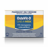 Ostevit-d Vitamin D3 7000iu 1 a Week 10 Capsules
