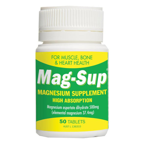 Mag Sup 500mg 50 Tablets