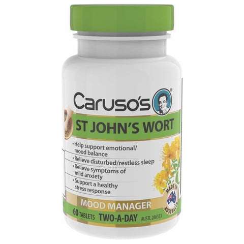 Caruso's Natural Health St Johns Wort 60 Tablets