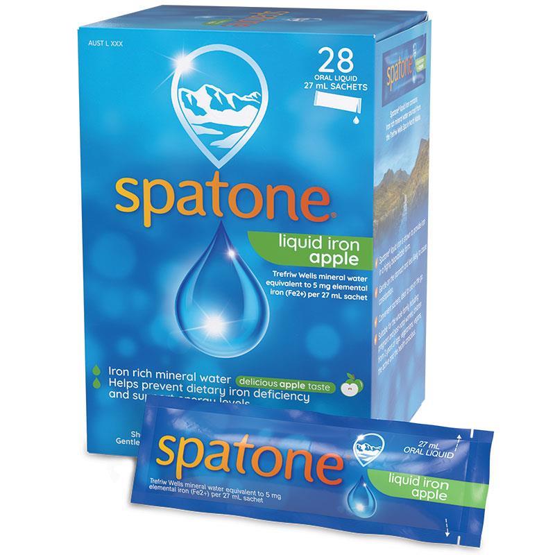 SPATONE APPLE LIQ IRON 28 SACHETS